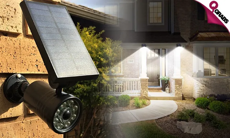 LED Solar Powered Motion Sensor Light!